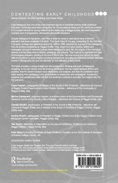 Loris Malaguzzi and the Schools of Reggio Emilia