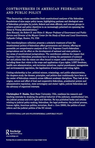 Controversies in American Federalism and Public Policy