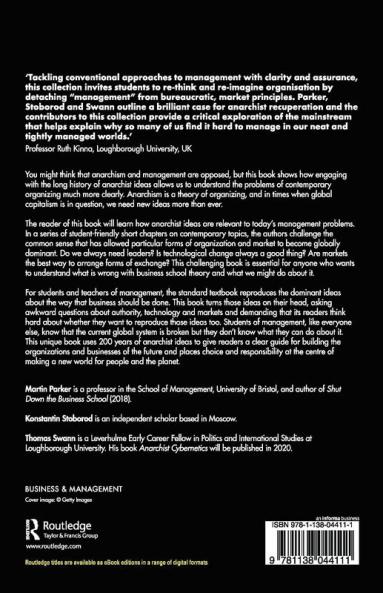 Anarchism Organization and Management