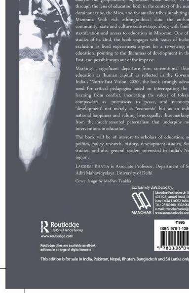 Education and Society in a Changing Mizoram