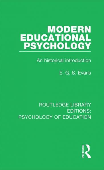 Modern Educational Psychology