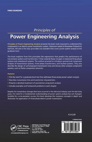 Principles of Power Engineering Analysis