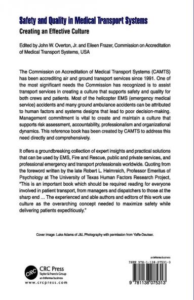 Safety and Quality in Medical Transport Systems