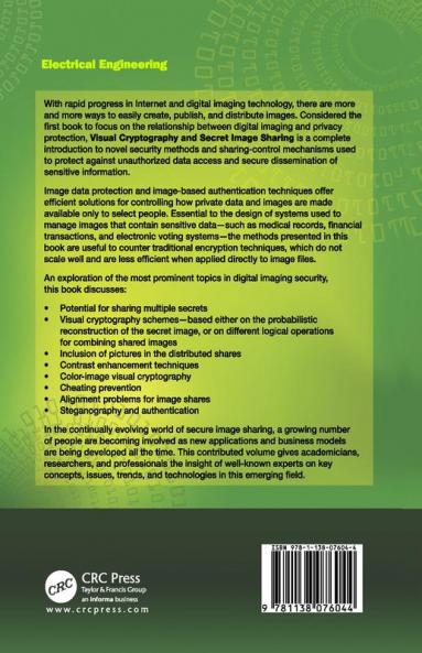 Visual Cryptography and Secret Image Sharing