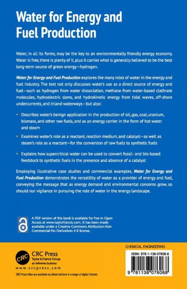 Water for Energy and Fuel Production
