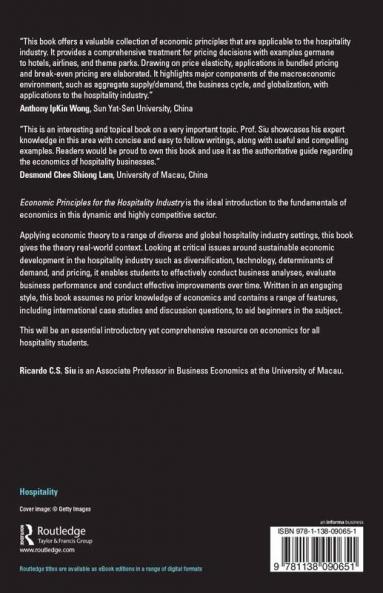 Economic Principles for the Hospitality Industry