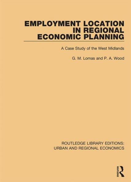 Employment Location in Regional Economic Planning