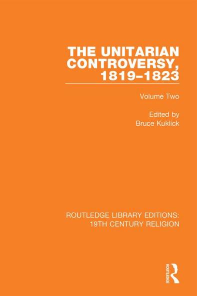 Unitarian Controversy 1819-1823