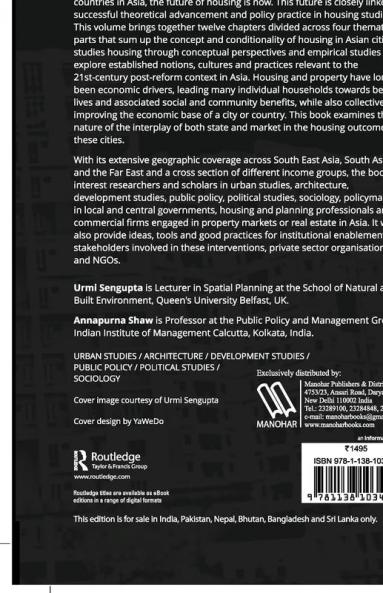 Trends and Issues in Housing in Asia