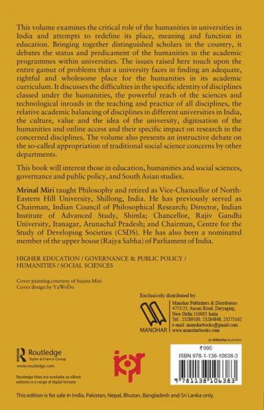 The Place of Humanities in Our Universities