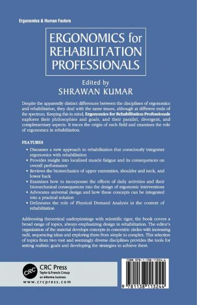 Ergonomics for Rehabilitation Professionals