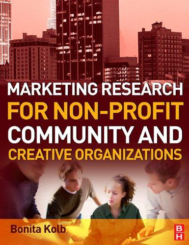 Marketing Research for Non-profit Community and Creative Organizations