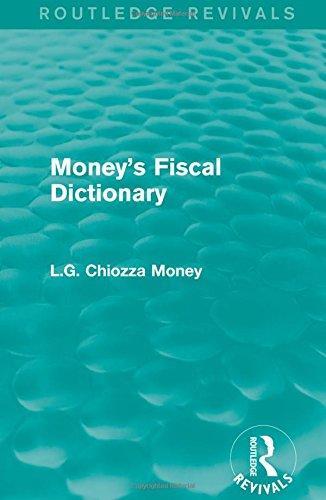 Money's Fiscal Dictionary