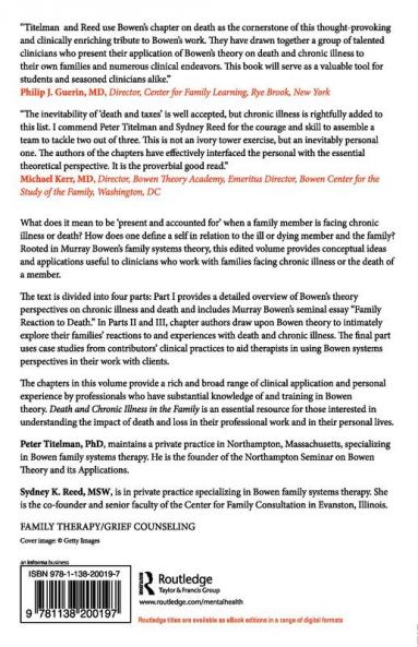 Death and Chronic Illness in the Family