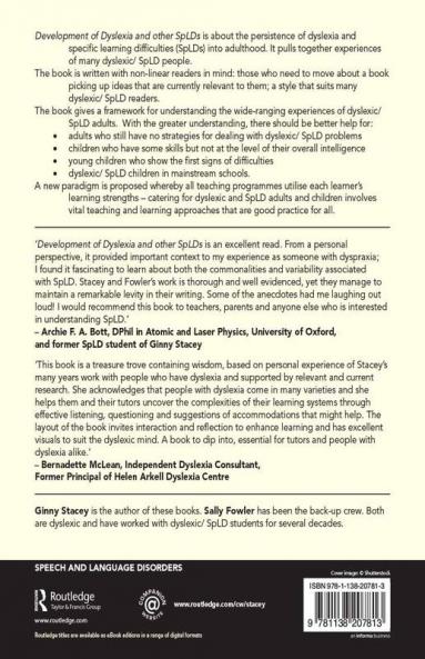 Development of Dyslexia and other SpLDs