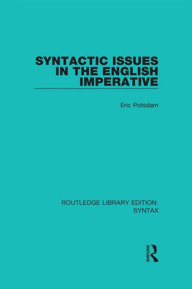 Syntactic Issues in the English Imperative