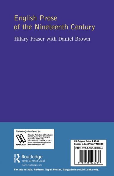 English Prose of the Nineteenth Century