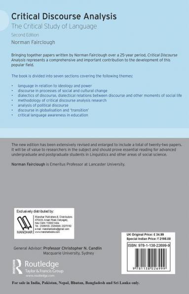 Critical Discourse Analysis