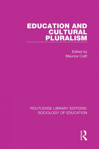 Education and Cultural Pluralism