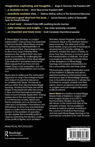 Myers-Briggs Typology vs. Jungian Individuation