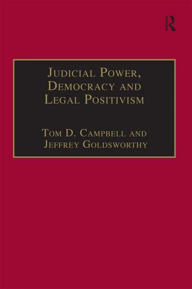 Judicial Power Democracy and Legal Positivism