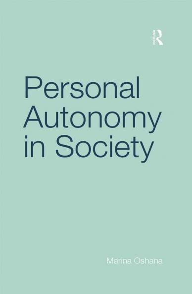 Personal Autonomy in Society
