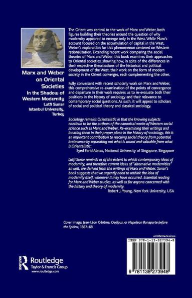 Marx and Weber on Oriental Societies