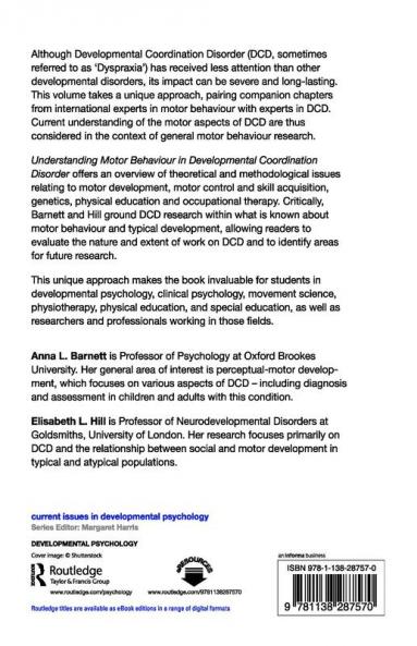 Understanding Motor Behaviour in Developmental Coordination Disorder