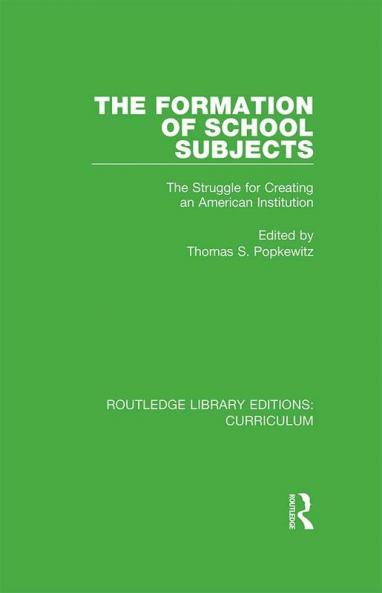 Formation of School Subjects