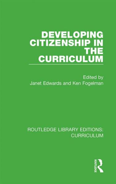 Developing Citizenship in the Curriculum