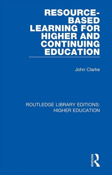 Resource-Based Learning for Higher and Continuing Education