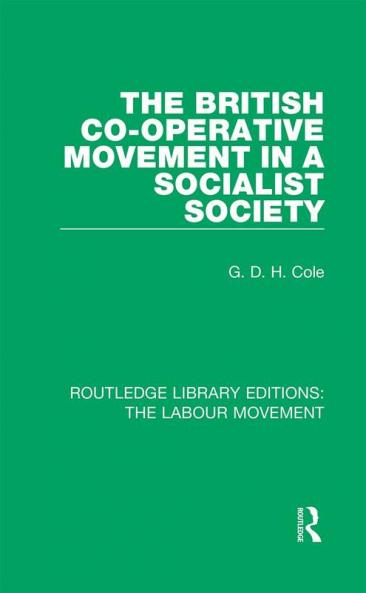 British Co-operative Movement in a Socialist Society