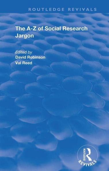 A-Z of Social Research Jargon
