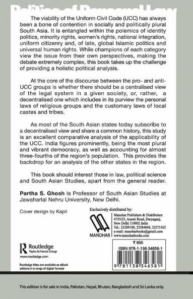 Politics of Personal Law in South Asia