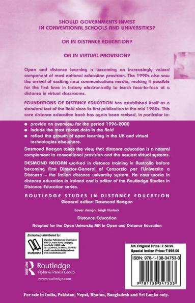 Foundations of Distance Education