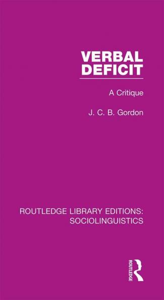 Verbal Deficit