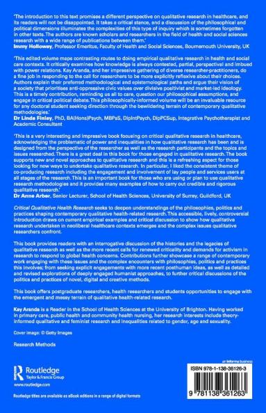 Critical Qualitative Health Research
