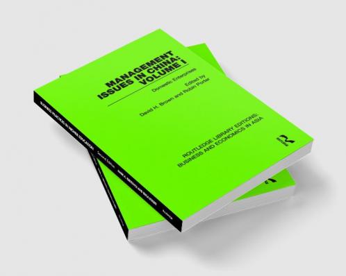 Management Issues in China: Volume 1