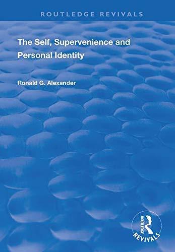 Self Supervenience and Personal Identity