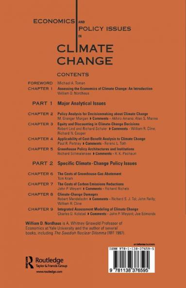 Economics and Policy Issues in Climate Change