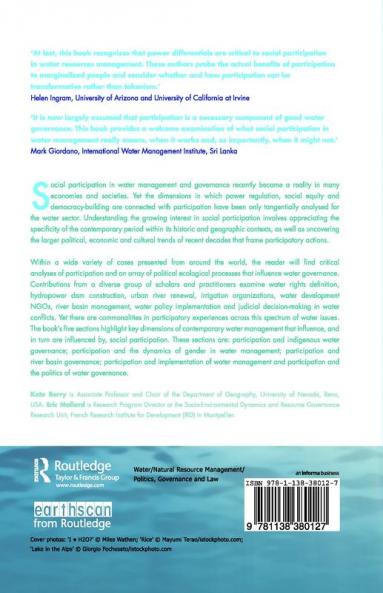 Social Participation in Water Governance and Management