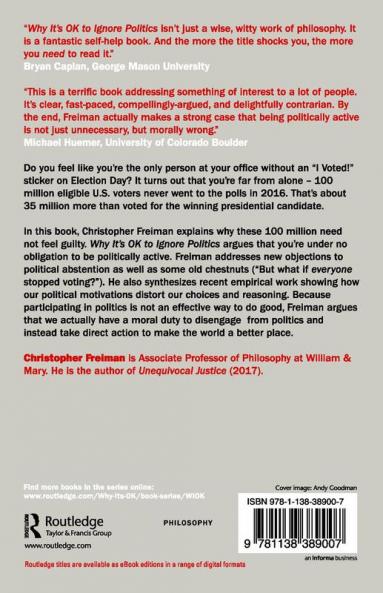 Why It's Ok to Ignore Politics