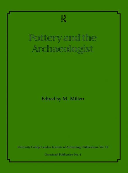 Pottery and the Archaeologist