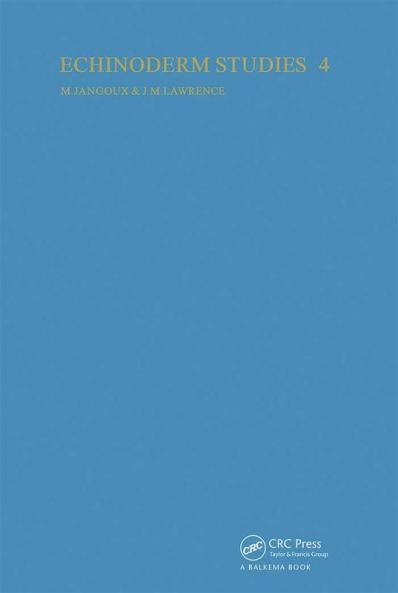 Echinoderm Studies 4 (1993)