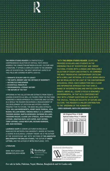 Green Studies Reader