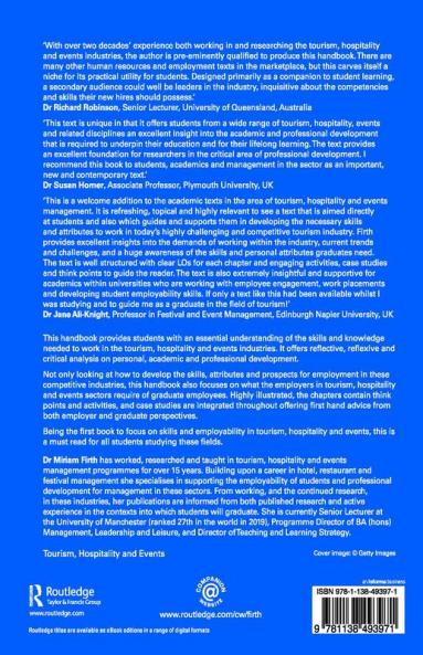 Employability and Skills Handbook for Tourism Hospitality and Events Students