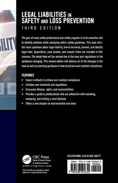 Legal Liabilities in Safety and Loss Prevention