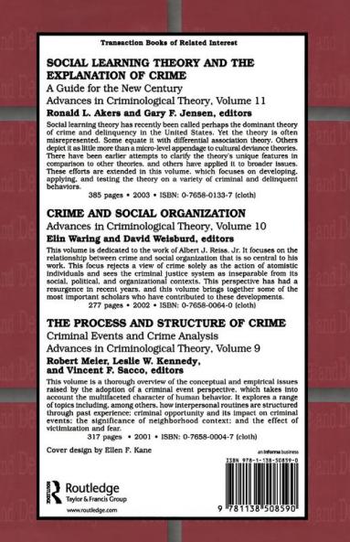 Control Theories of Crime and Delinquency
