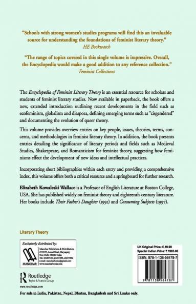 Encyclopedia of Feminist Literary Theory