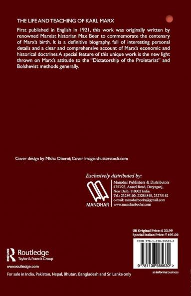 Life and Teaching of Karl Marx (Routledge Revivals)
